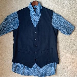 Formal vest t-shirt set